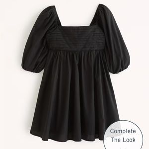 NWT Black Abercrombie Babydoll Dress